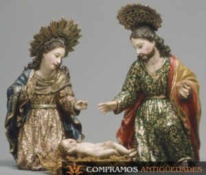 Escultura Quito religiosa antigua Galería de arte y antigüedades en Madrid para vender