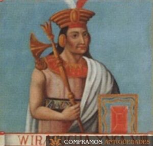 Pinturas de reyes incas en Valladolid