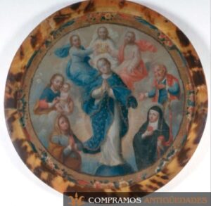 Vender cuadros antiguos Mexicana y coloniales antiguos siglo XVII y XVIII en Segovia