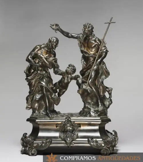 grupos escultóricos, escultura de bronce religiosa