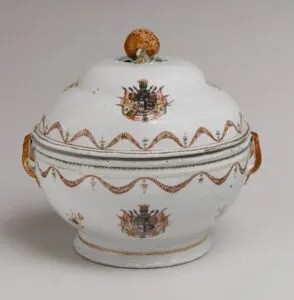 legumbrerade porcelana compañia de indias siglo XVIII, Porcelana Compañía de Indias